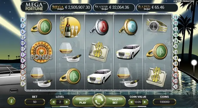 Mega Fortune at Pinco Casino
